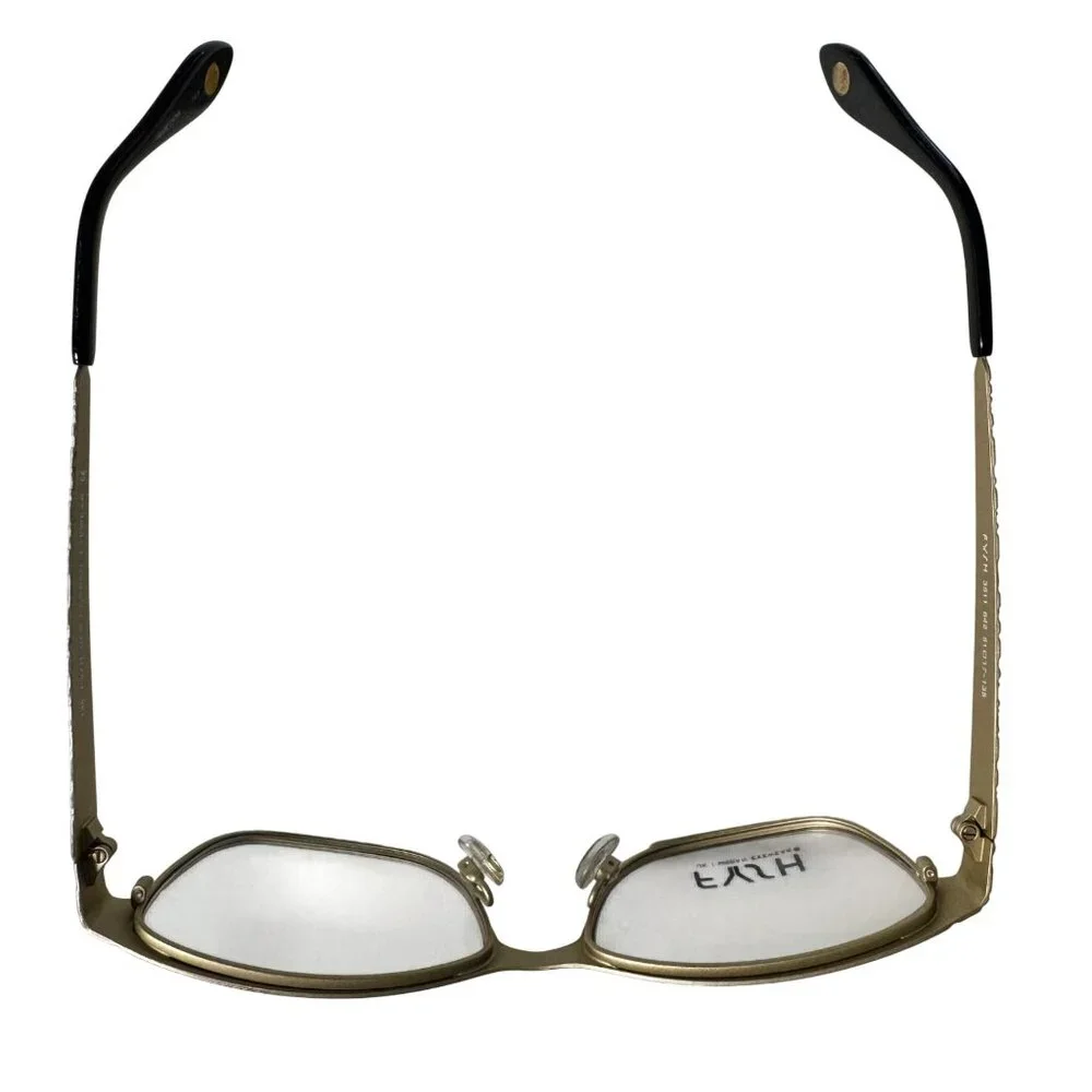Fysh UK Urban Eyewear 3511 51-17-135 FRAME ONLY Black/Gold Scrollwork Eyeglasses